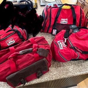 Set of 4 Vintage Marlboro duffel bags.